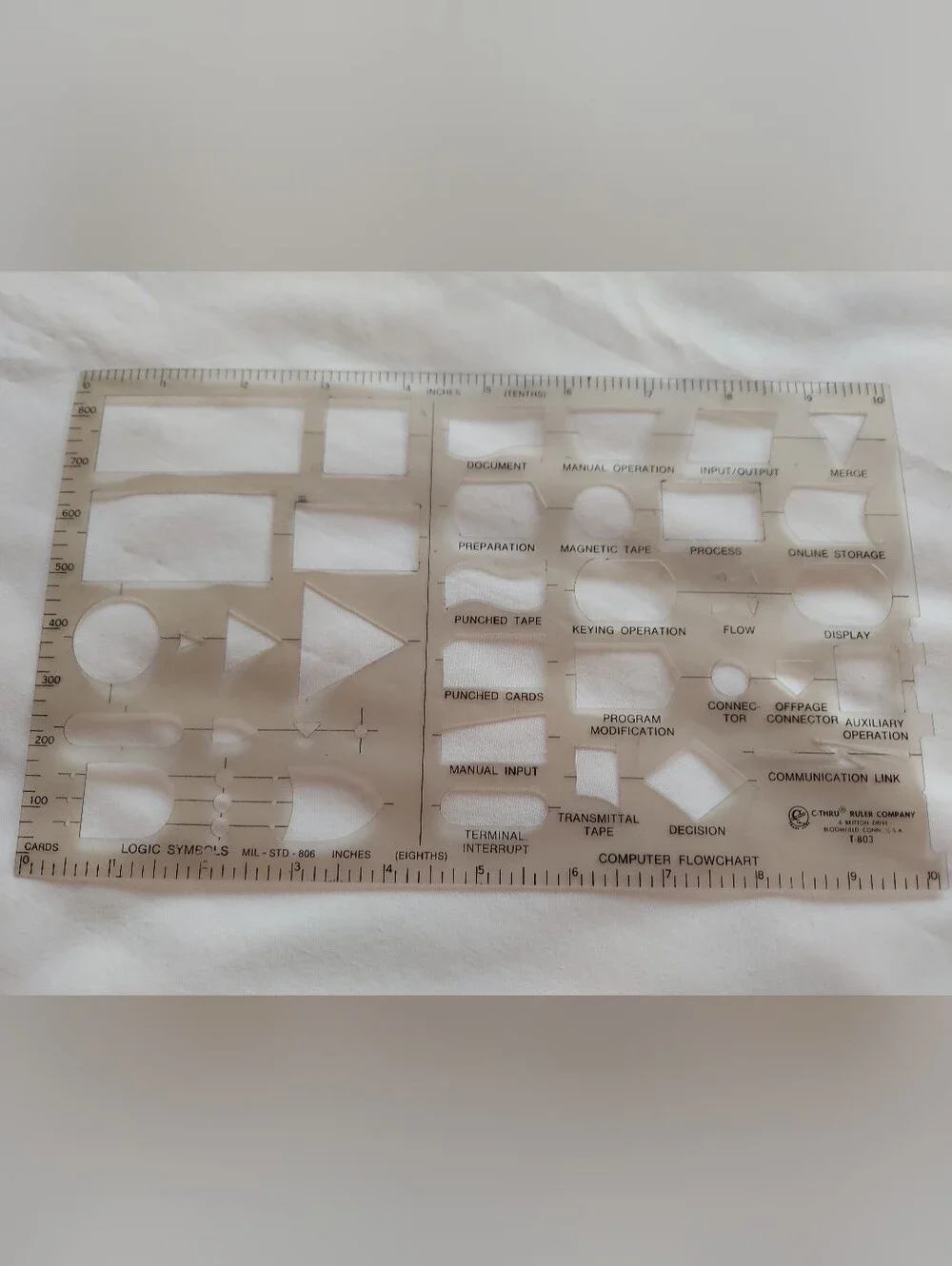 Vintage C Thru Ruler Co. - Drafting Tools Lot - 7 Pieces - variety- See Details